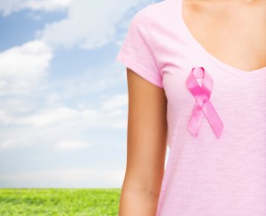 Lazo rosa contra el cáncer de mama